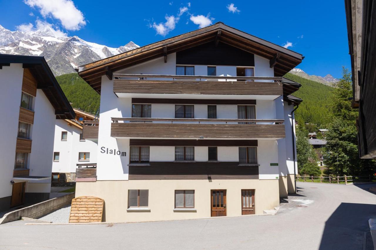 Haus Slalom Leilighet Saas-Fee Eksteriør bilde