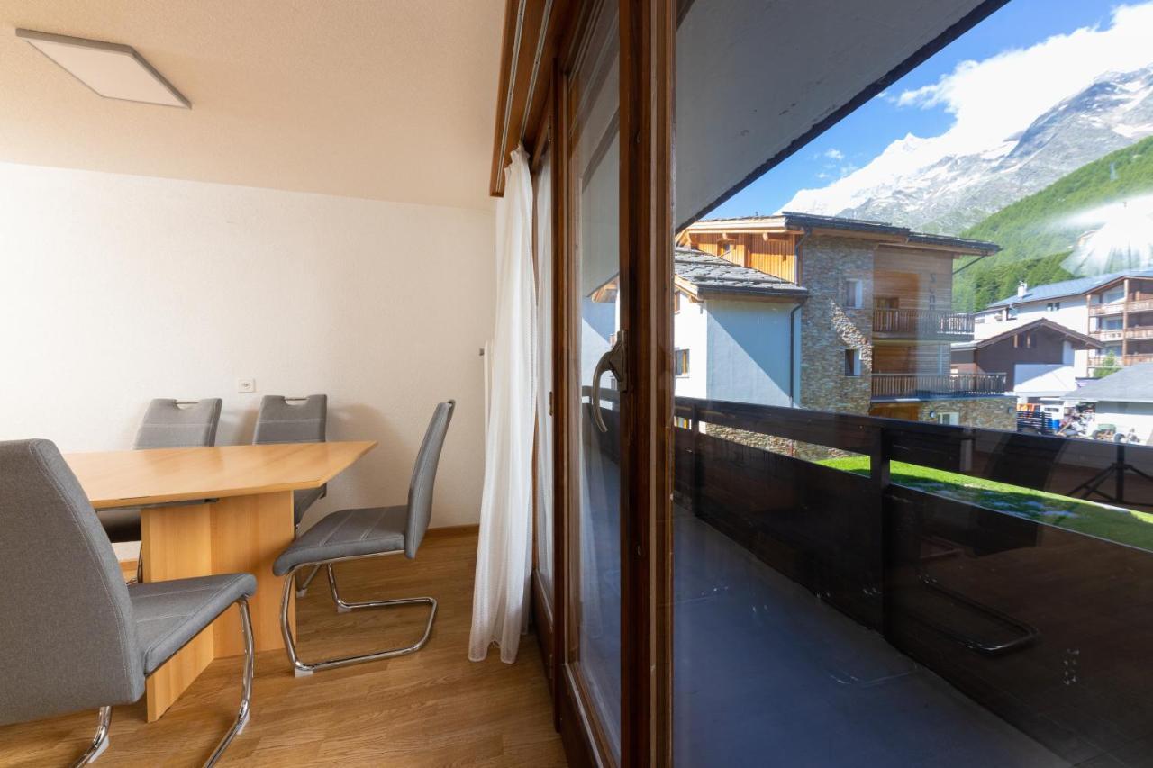 Haus Slalom Leilighet Saas-Fee Eksteriør bilde