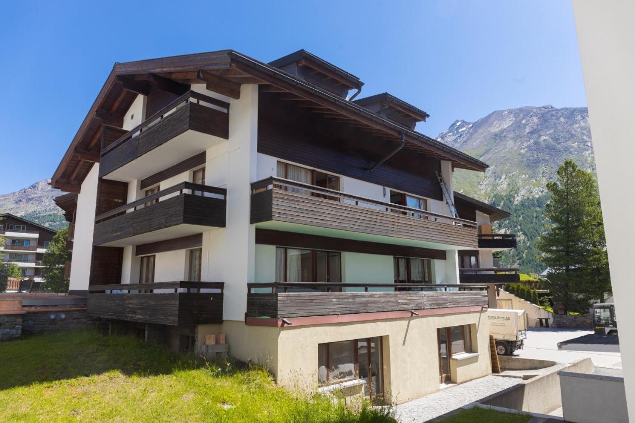 Haus Slalom Leilighet Saas-Fee Eksteriør bilde